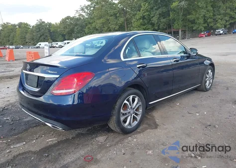 2015 Mercedes-Benz C 300 4Matic from USA, damaged, VIN 55SWF4KB1FU067925